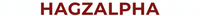 Hagzalpha wordmark logo