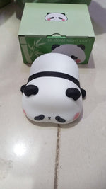 Cute Panda Silicone Night Light – Soft Touch LED Lamp for Kids Bedroom